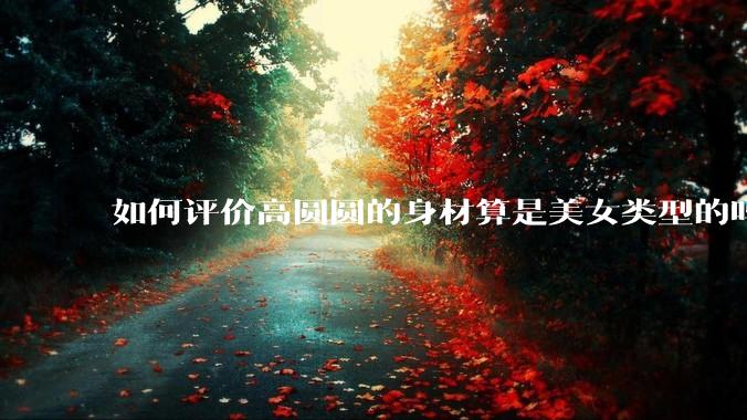 如何评价高圆圆的身材算是美女类型的吗?