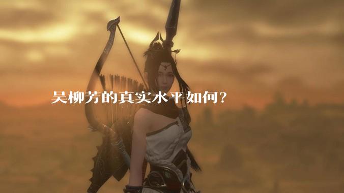 吴柳芳的真实水平如何?