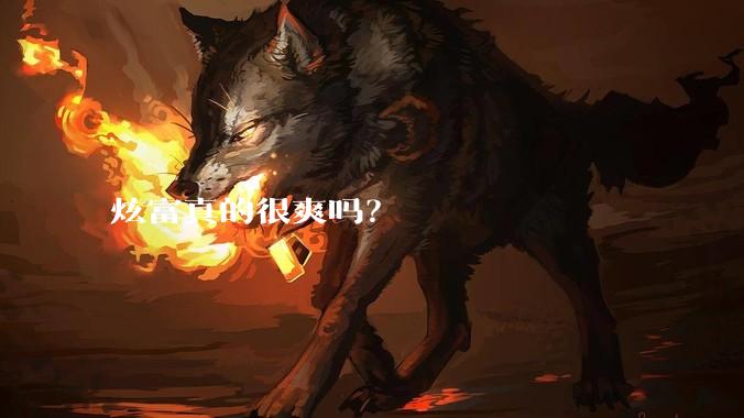 炫富真的很爽吗?