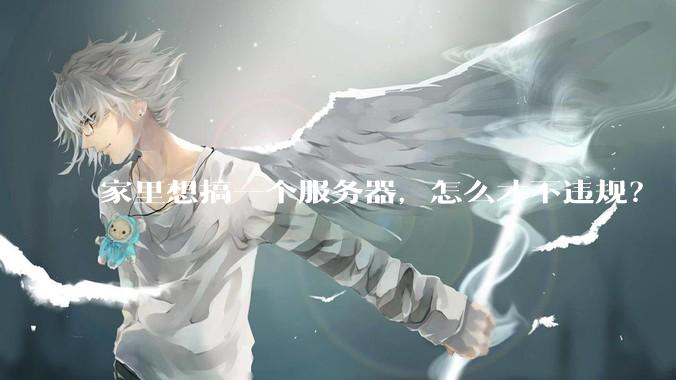 家里想搞一个服务器,怎么才不违规?