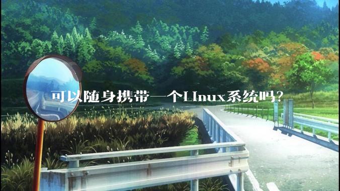 可以随身携带一个Linux系统吗?