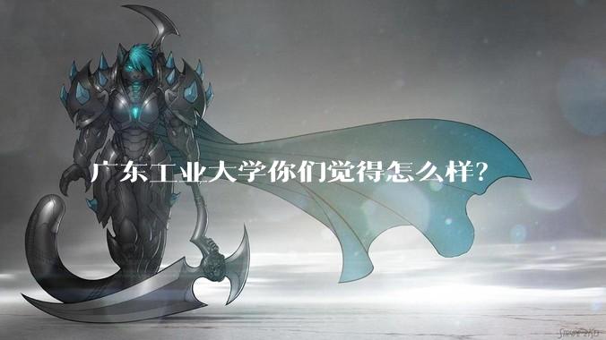 广东工业大学你们觉得怎么样?
