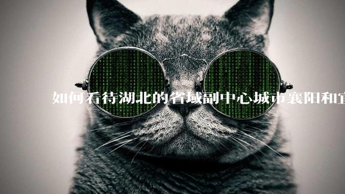 如何看待湖北的省域副中心城市襄阳和宜昌?
